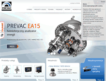 Tablet Screenshot of prevac.pl
